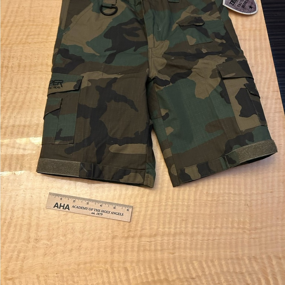 Kids Camo Cargo Shorts